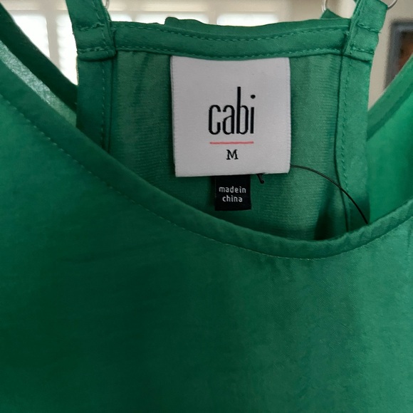 Cabi Park Racerback Cami #6111 Verdant Green tank, size Medium - Picture 7 of 8